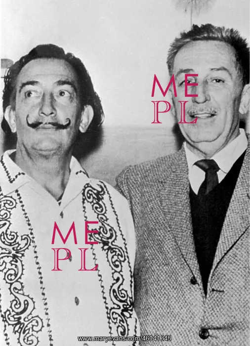  : Salvador Dali and Walt Disney
