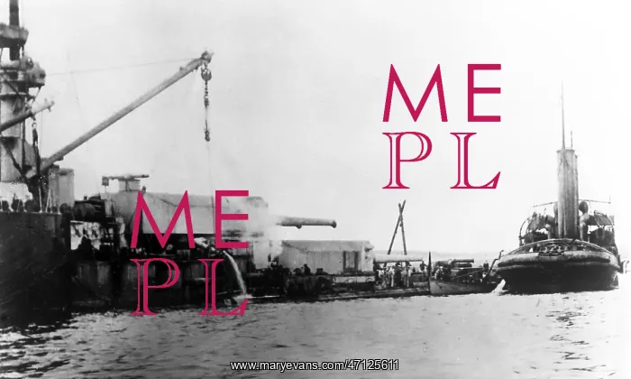 : Salvaging German battleship Baden, Scapa Flow : Salvaging German battleship Baden, Scapa Flow
