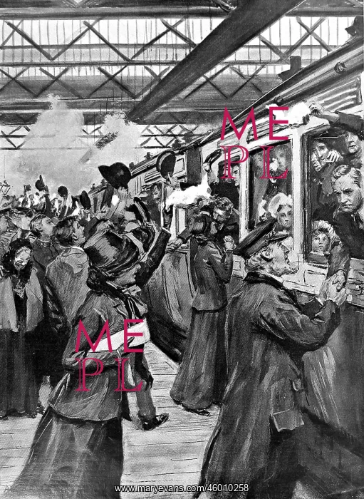 : Salvation Army Emigrants at Euston Station, London 1905 : Salvation Army Emigrants at Euston Station, London 1905
