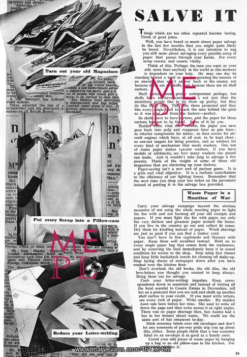 : Salve it, 1942 : Salve it, 1942