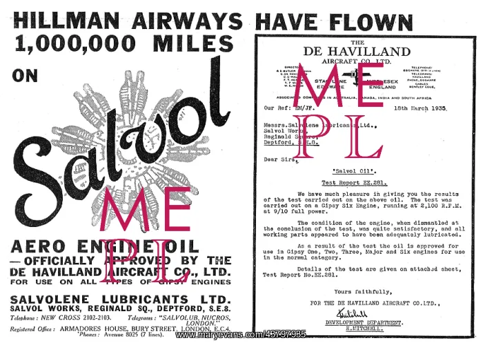 : Salvolene Salvol Aero Engine Oils : Salvolene Salvol Aero Engine Oils