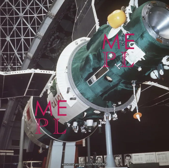 : Salyut space station on display at VDNKh, 1976 : Salyut space station on display at VDNKh, 1976