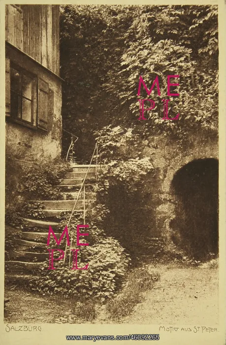 : Salzburg. St. Peter. About 1910. Collotype : Salzburg. St. Peter. About 1910. Collotype