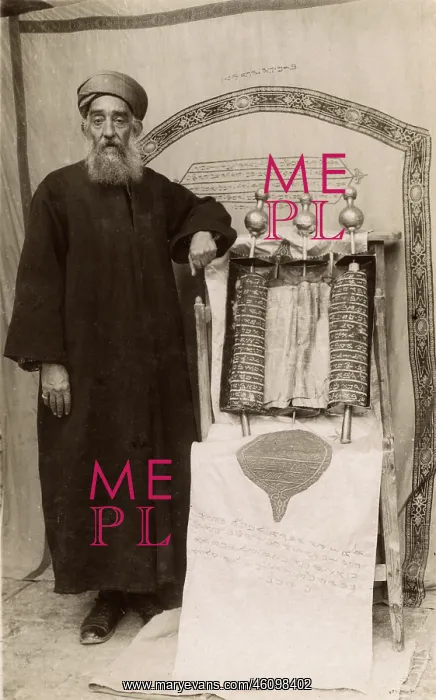 : Samaritan High Priest and Old Pentateuch : Samaritan High Priest and Old Pentateuch