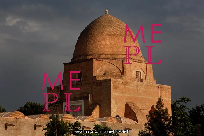 : Samarkand. General view of Rukhabad Mausoleum : Samarkand. General view of Rukhabad Mausoleum