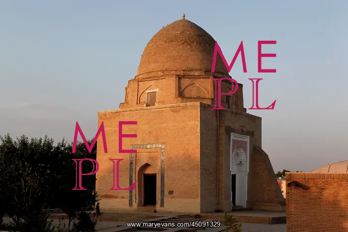 : Samarkand. General view of Rukhabad Mausoleum : Samarkand. General view of Rukhabad Mausoleum
