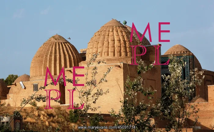 : Samarkand. General view of mausoleums of Shah-i-Zinda Complex : Samarkand. General view of mausoleums of Shah-i-Zinda Complex