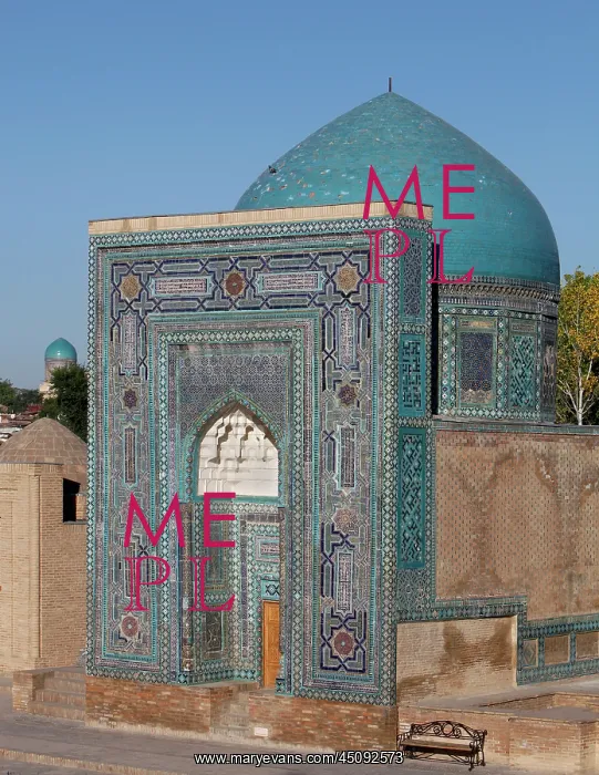 : Samarkand. General view of Mausoleum of the middle group, : Samarkand. General view of Mausoleum of the middle group,