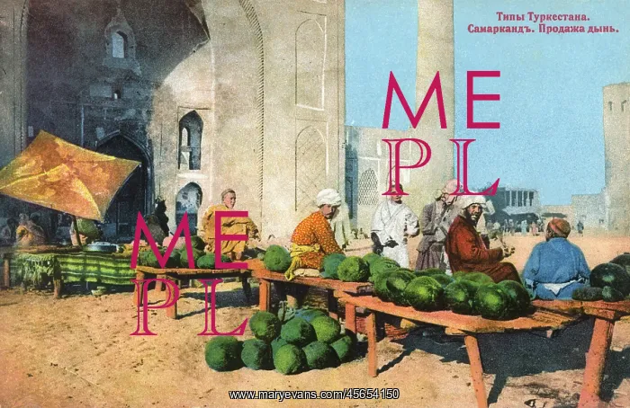 : Samarkand - Uzbekistan - Melon Sellers : Samarkand - Uzbekistan - Melon Sellers