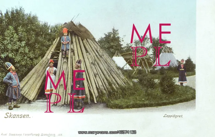 : Sami People - Display at Skansen, Sweden : Sami People - Display at Skansen, Sweden