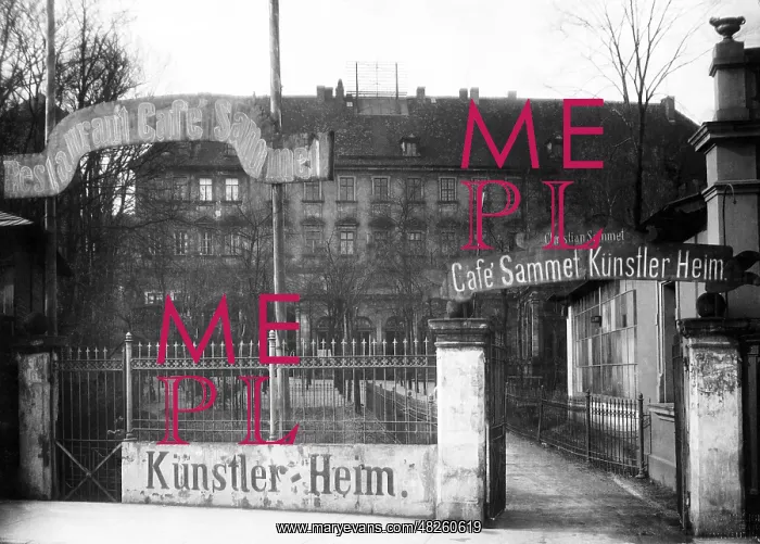 : Sammet artist home in Bayreuth, 1907 : Sammet artist home in Bayreuth, 1907