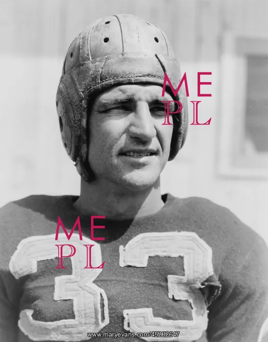 : Sammy Baugh (1914-2008), wearing a tattered ? : Sammy Baugh (1914-2008), wearing a tattered ?