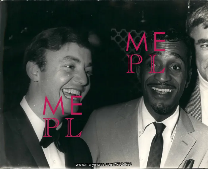 : Sammy Davis Jr and Gerry Marsden in London : Sammy Davis Jr and Gerry Marsden in London