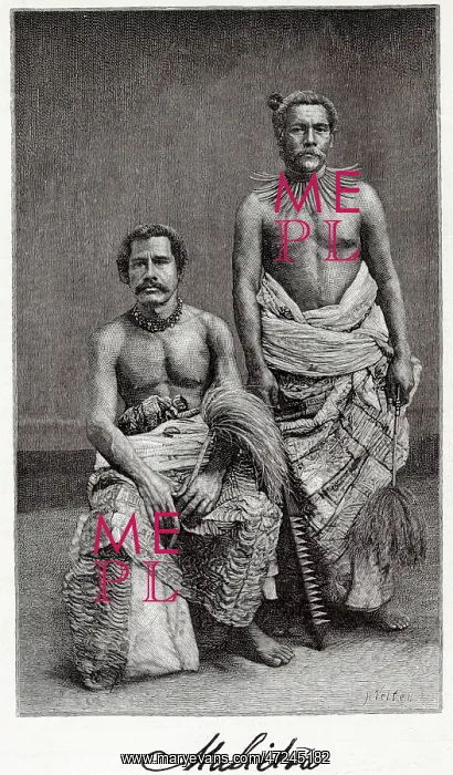  : SAMOAN MEN 1889