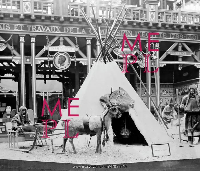  : Samoyedes Camp, Exposition Universelle, Paris, 1889