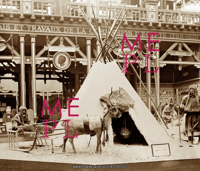  : Samoyedes Camp, Exposition Universelle, Paris, 1889