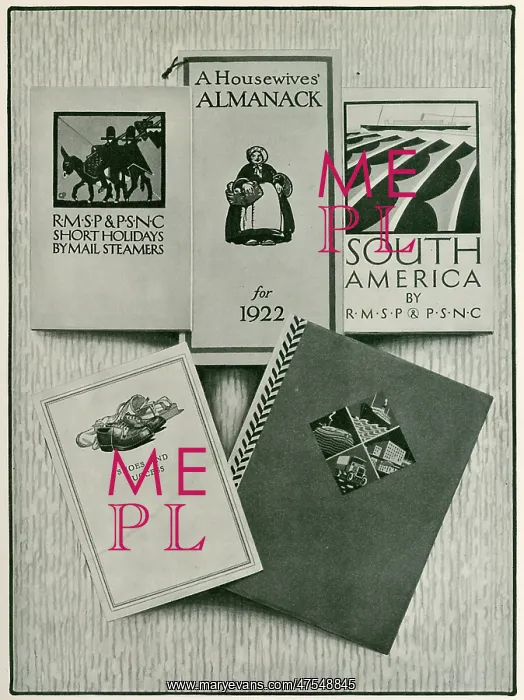 : Samples of 1920s booklets : Samples of 1920s booklets