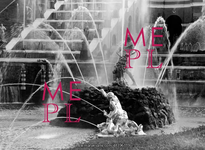 : Samson Fountain, 1953 : Samson Fountain, 1953