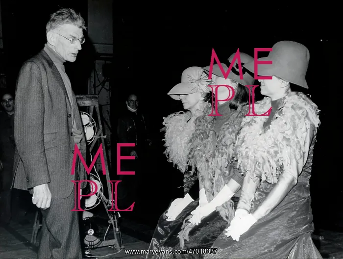 : Samuel Beckett, Irish dramatist, in Paris : Samuel Beckett, Irish dramatist, in Paris