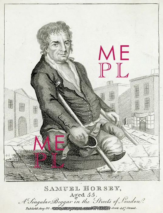 : Samuel Horsey - beggar 1803 : Samuel Horsey - beggar 1803