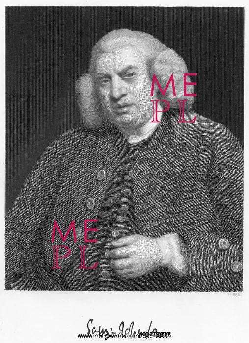 : Samuel Johnson (1709-1784) English author and : Samuel Johnson (1709-1784) English author and