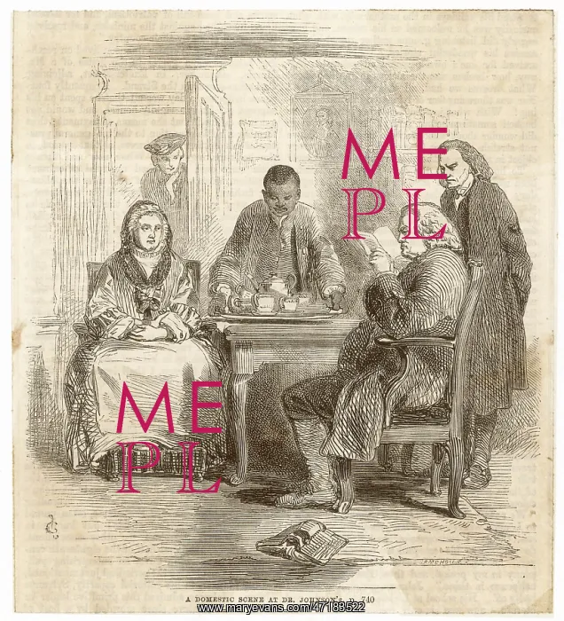 : Samuel Johnson at home : Samuel Johnson at home