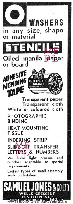 : Samuel Jones Washers, Stencils & Tapes : Samuel Jones Washers, Stencils & Tapes