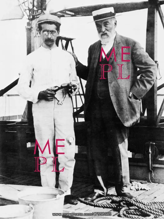 : Samuel Langley and Charles Manley, 1903 : Samuel Langley and Charles Manley, 1903