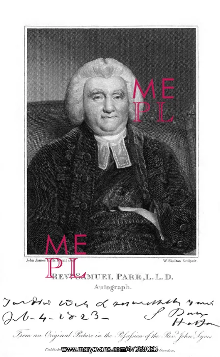 : SAMUEL PARR - 1 : SAMUEL PARR - 1