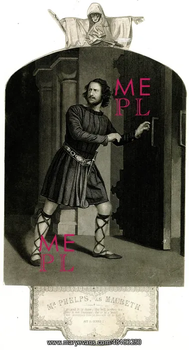 : Samuel Phelps, actor, as Shakespeare's Macbeth : Samuel Phelps, actor, as Shakespeare's Macbeth