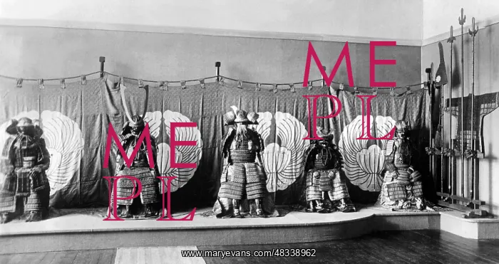 : Samurai armors in Berlin, 1909 : Samurai armors in Berlin, 1909
