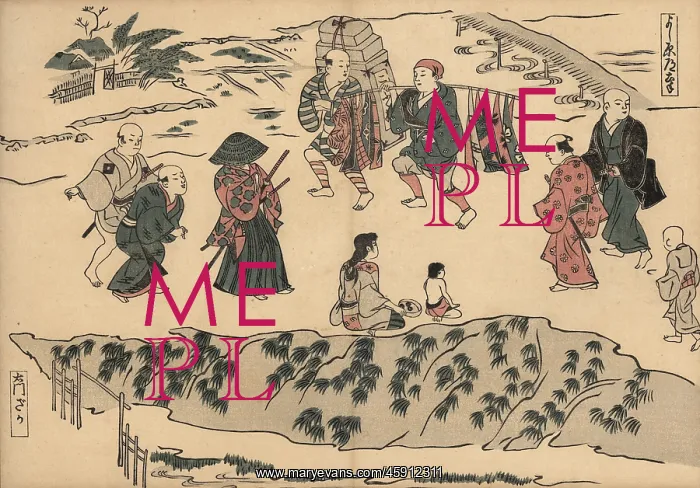 : Samurai and tradesmen on the Daimon-zaka road : Samurai and tradesmen on the Daimon-zaka road