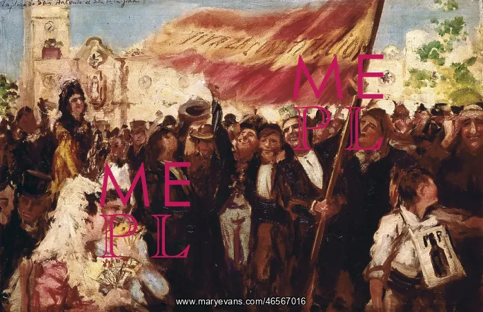 : San Antonio Square of Cadiz the Day of the Oath : San Antonio Square of Cadiz the Day of the Oath