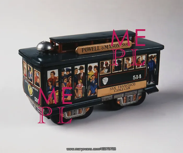 : San Francisco cable car model, US : San Francisco cable car model, US