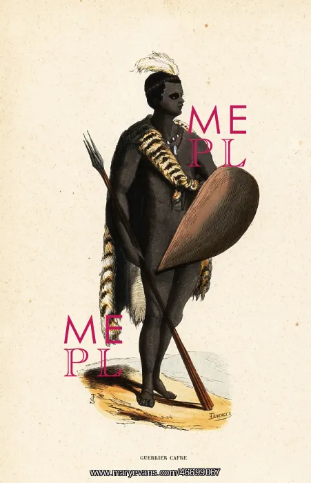 : San warrior from South Africa : San warrior from South Africa