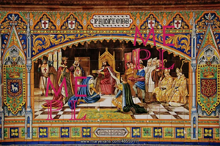 : Sancho III of Navarre distributing their kingdoms among thei : Sancho III of Navarre distributing their kingdoms among thei