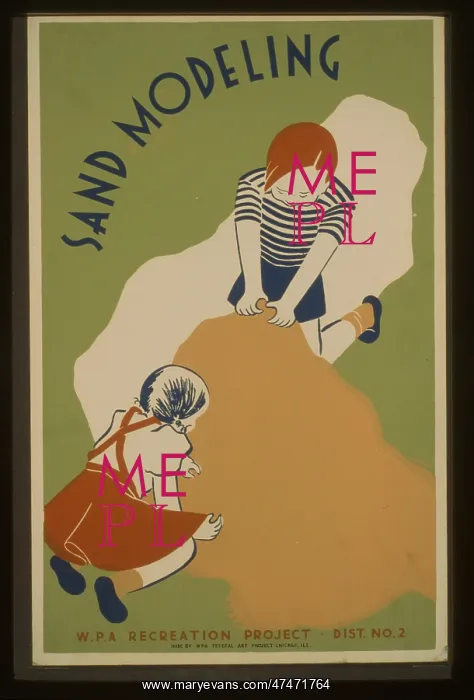 : Sand modeling WPA recreation project - Dist. no. 2 : Sand modeling WPA recreation project - Dist. no. 2