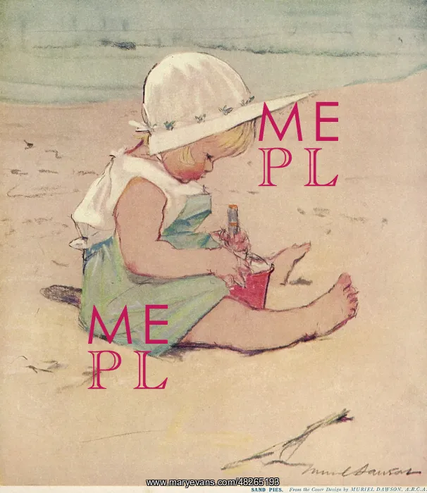 : Sand Pies by Muriel Dawson : Sand Pies by Muriel Dawson