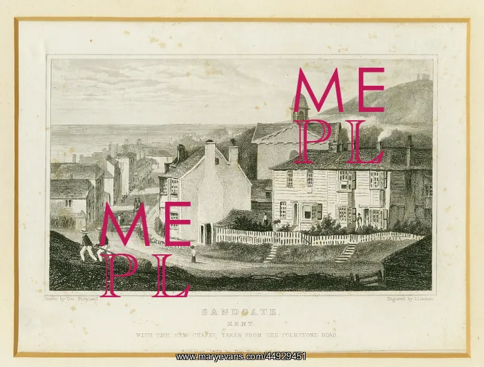 : Sandgate, Kent, with the new Chapel : Sandgate, Kent, with the new Chapel