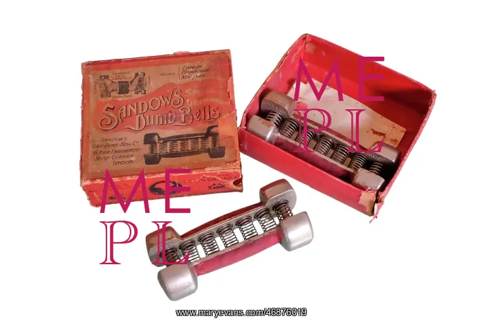: Sandow's Dumbells and box : Sandow's Dumbells and box