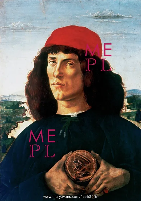 : Sandro Botticelli (1445-1510). Italian painter. Portrait of : Sandro Botticelli (1445-1510). Italian painter. Portrait of