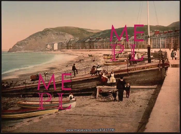 : On the sands, Aberystwith, Wales : On the sands, Aberystwith, Wales