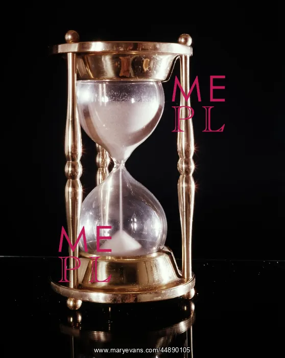  : Sands Of Time In A Brass Hourglass