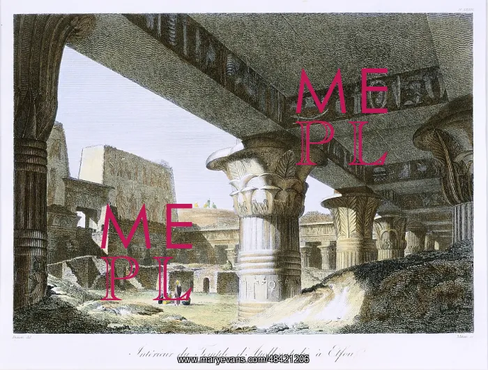 : Sandstone Temple of Edfu (Idfu or Behdet), Upper : Sandstone Temple of Edfu (Idfu or Behdet), Upper