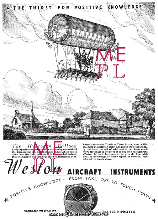 : Sangamo Weston. Weston Aircraft Instruments : Sangamo Weston. Weston Aircraft Instruments