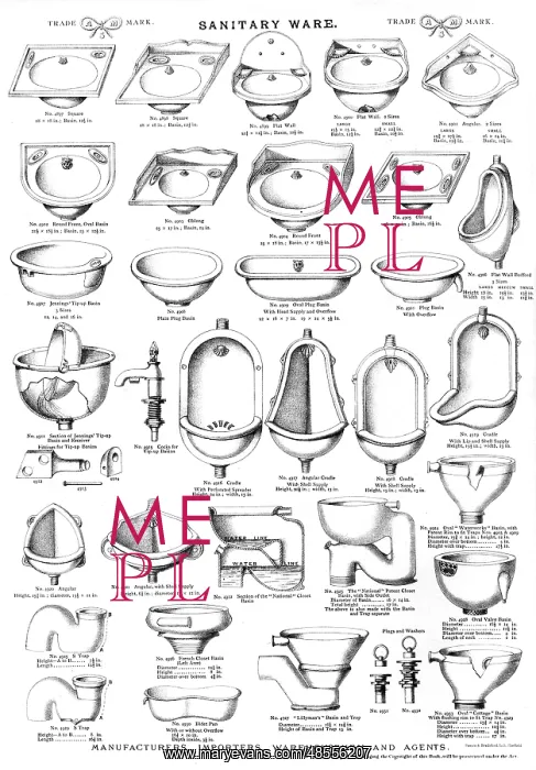 : Sanitary ware, Plate 42 : Sanitary ware, Plate 42