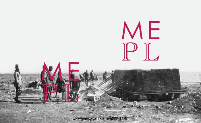 : Sanitation team clearing refuse, Maktau Camp, Kenya, WW1 : Sanitation team clearing refuse, Maktau Camp, Kenya, WW1