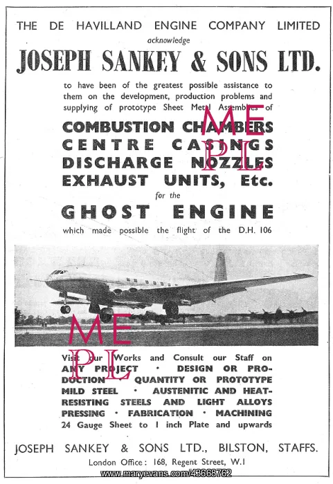 : Sankey Fabrications, Aircraft Sheet : Sankey Fabrications, Aircraft Sheet