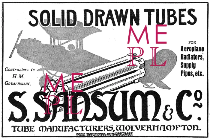 : Sansum - Aeroplane Radiators & Pipework : Sansum - Aeroplane Radiators & Pipework