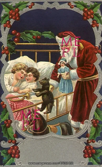  : Santa at Bedside of Sleeping Children